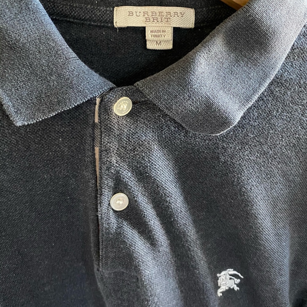 Burberry brit classic polo mens size medium